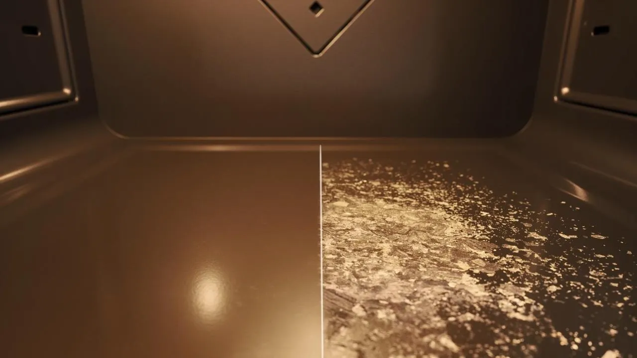 Pyrolytic oven cleaning