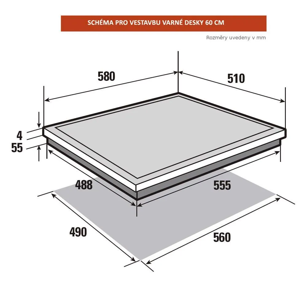 Image Induction and gas hob BPI6414BM