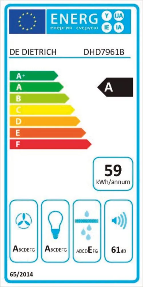 Image DOWNDRAFT HOOD DHD7961B 86 cm