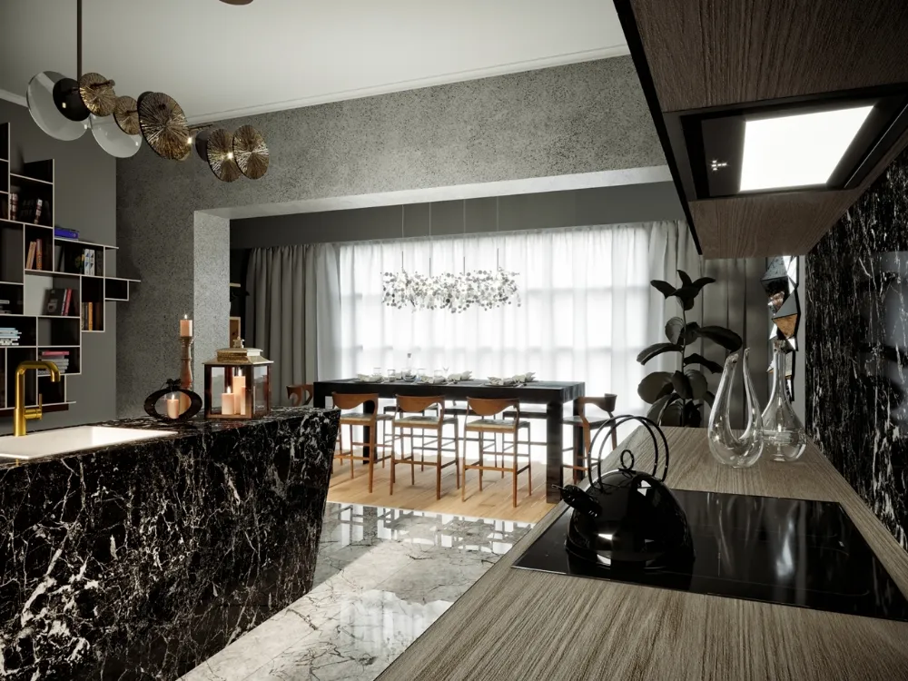 Image Built-in kitchen hood SU Mini 60 Black (CDZ6001C)