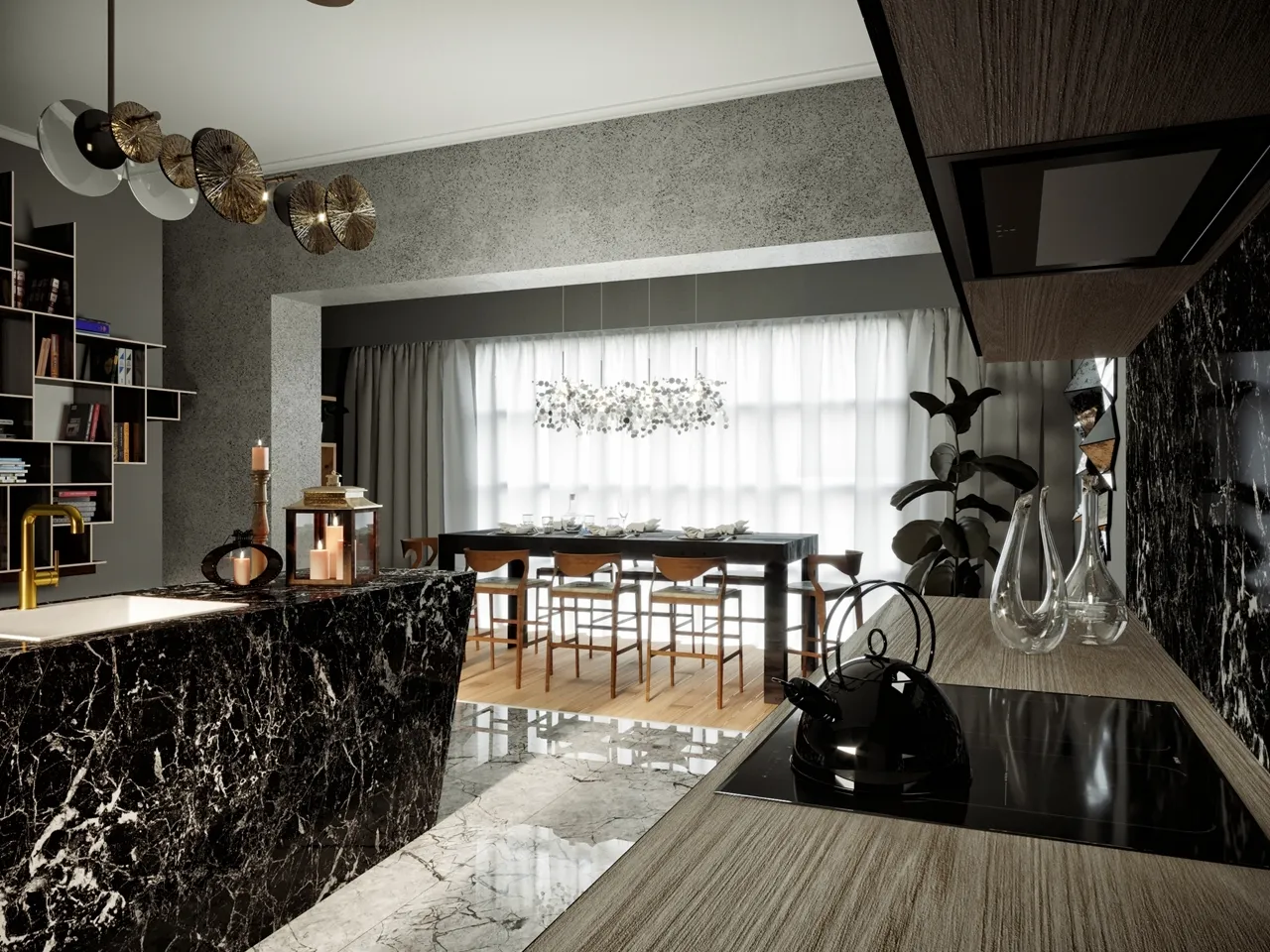 Image Built-in kitchen hood SU Mini 60 Black (CDZ6001C)