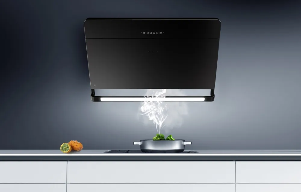 Image Illumia Black chimney hood (CDP9002C)