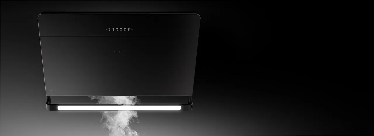 Image Illumia Black chimney hood (CDP9002C)