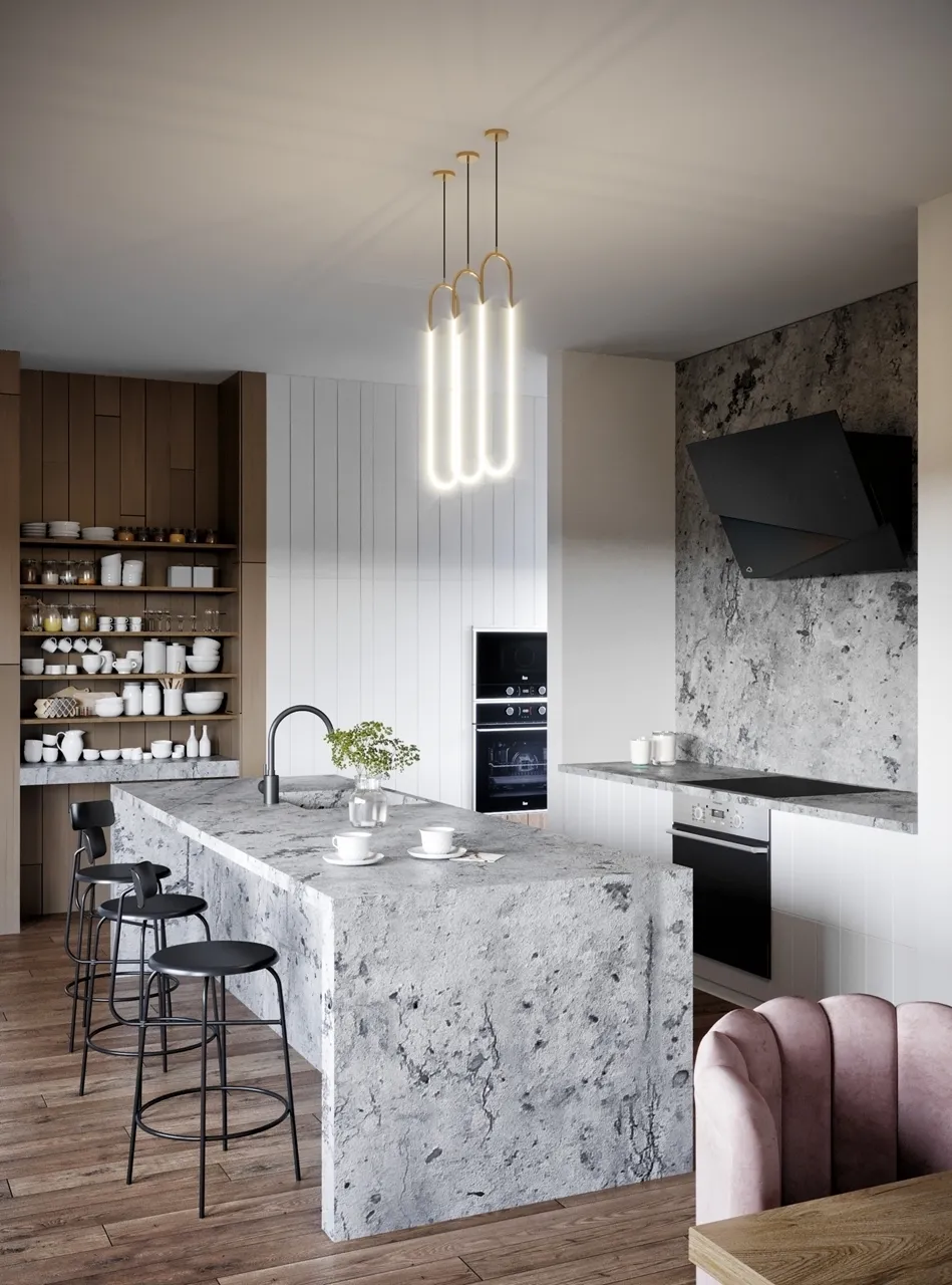 Image Chimney hood Trio Black (CDP9001CC)