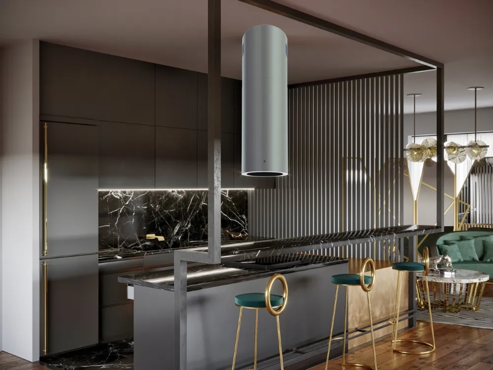 Image Island hood Tubus W Inox (CDW3801I)