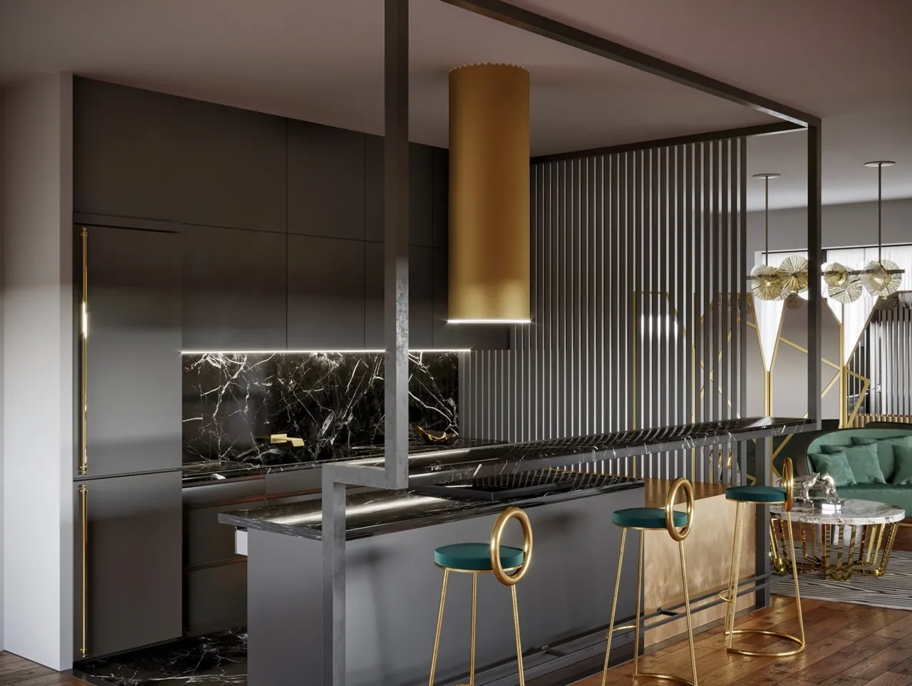 Image Island hood Tubus W Gold (CDW3801Z)