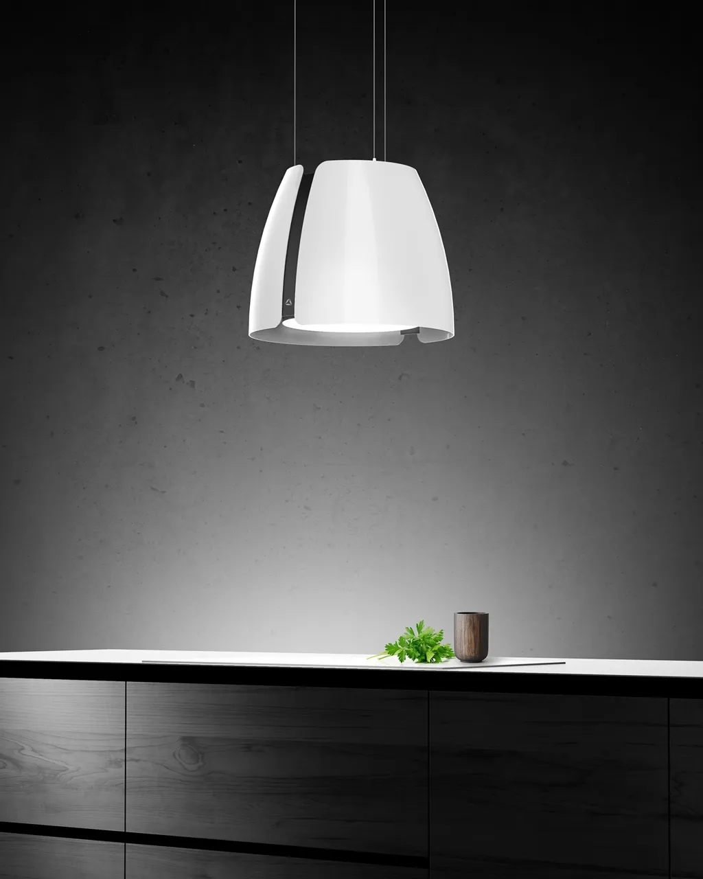 Image Island hood Miss W Glossy White (CDW5001B)