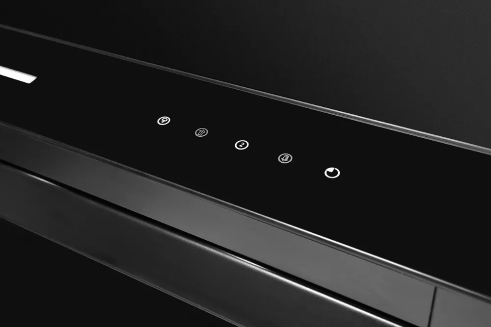 Image Worktop hood MOONDRAFT 90 Black CDB9001CC