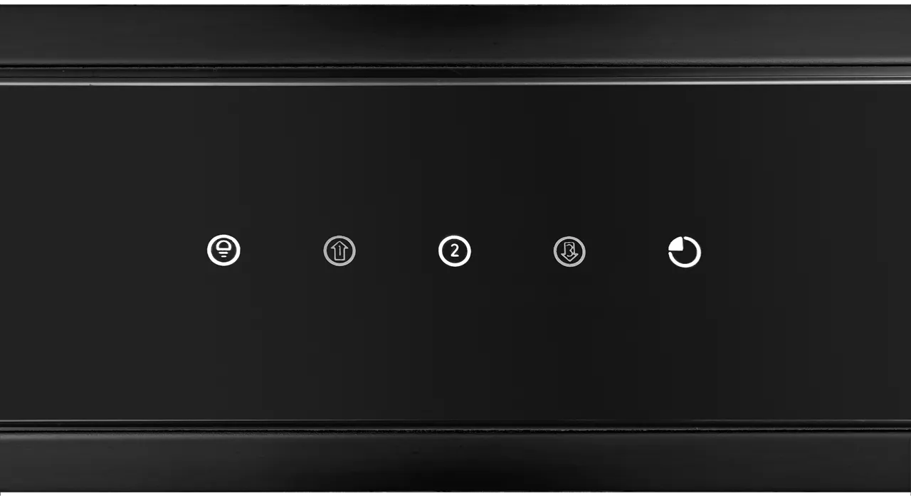 Image Worktop hood MOONDRAFT 90 Black CDB9001CC