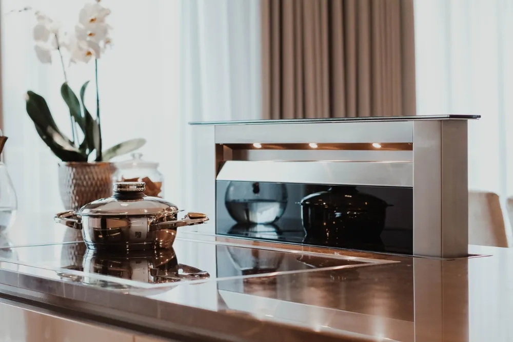 Image Worktop hood MOONDRAFT 90 Inox CDB9001IC