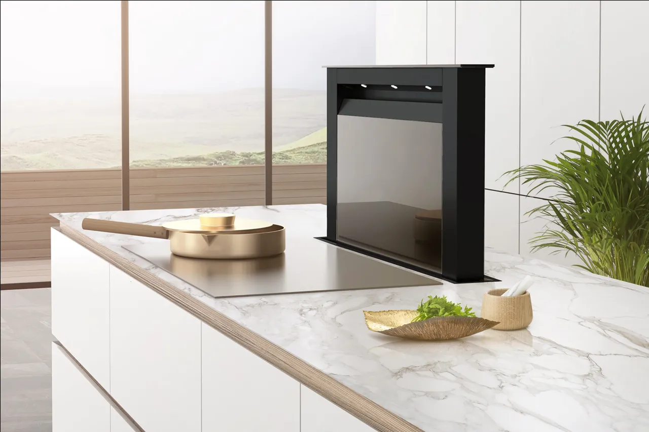 Image Worktop hood MOONDRAFT 90 Black CDB9001CC