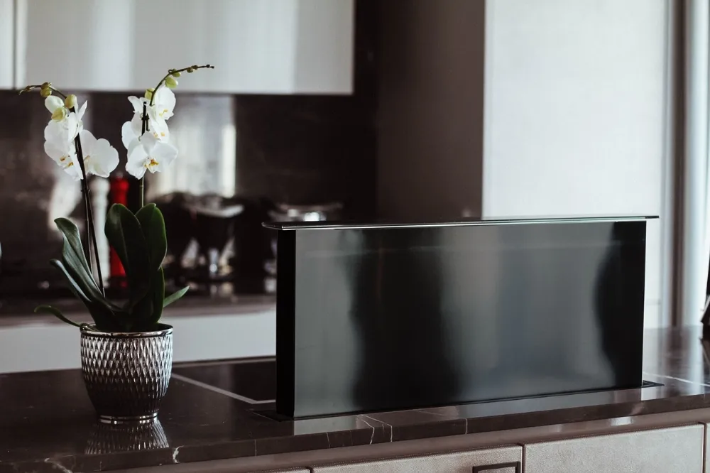 Image Worktop hood MOONDRAFT 90 Black CDB9001CC