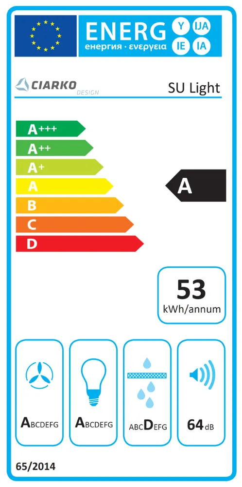 Image Built-in ceiling hood SU Light Inox White (CDS9001IB)