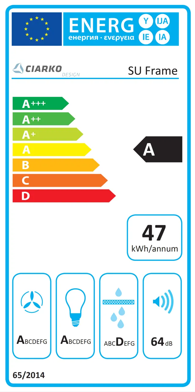 Image Built-in ceiling hood SU Frame Black (CDS9002C)