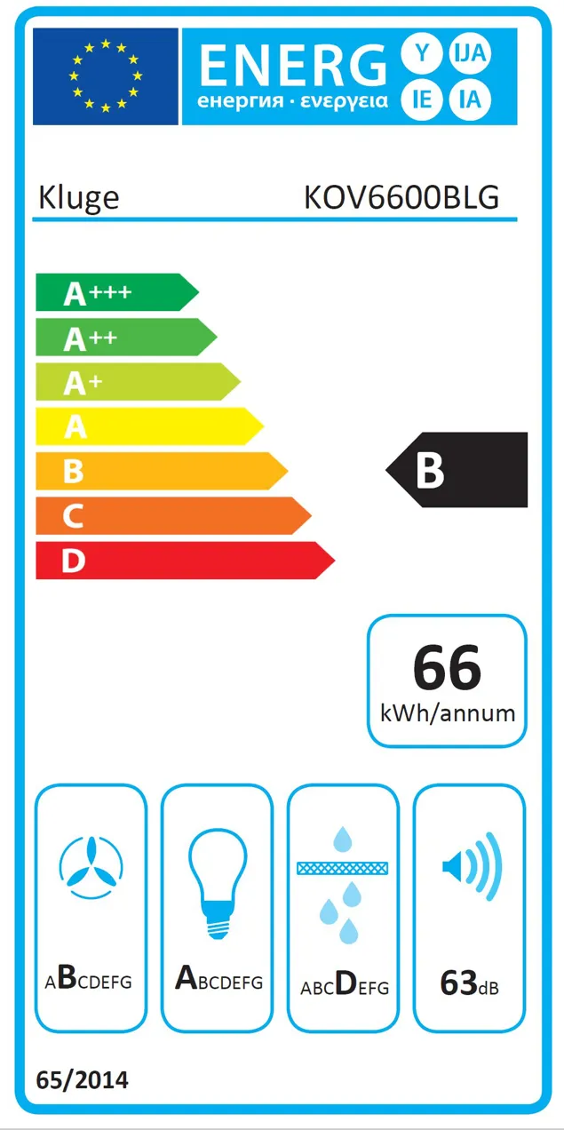 Image FULLY BUILT-IN HOOD KOV6600BLG