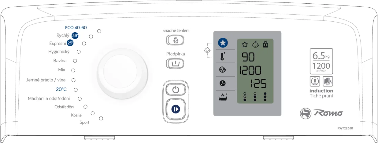 Image WASHING MACHINE RWT2265B