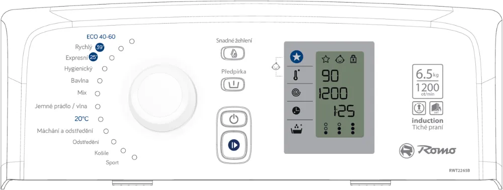 Image WASHING MACHINE RWT2265B