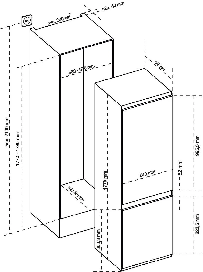 Image REFRIGERATOR DRC1775EN
