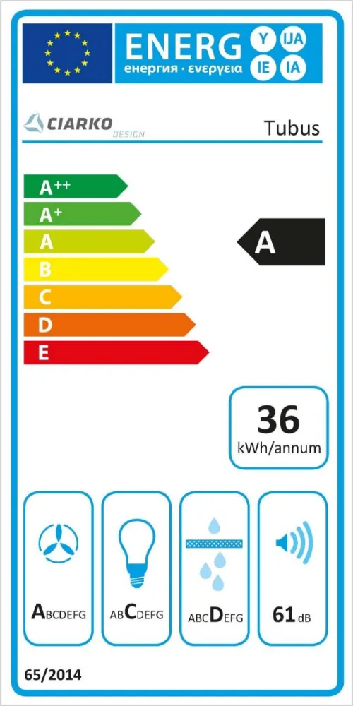 Image Chimney hood Tubus Gold (CDP3801Z)