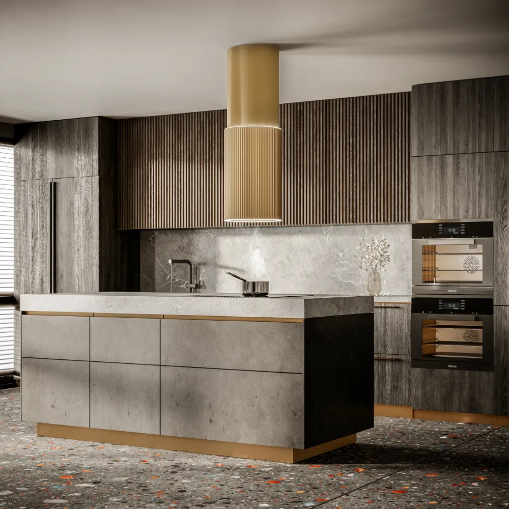 Image Island hood Monogram W Gold (CDW3802Z)