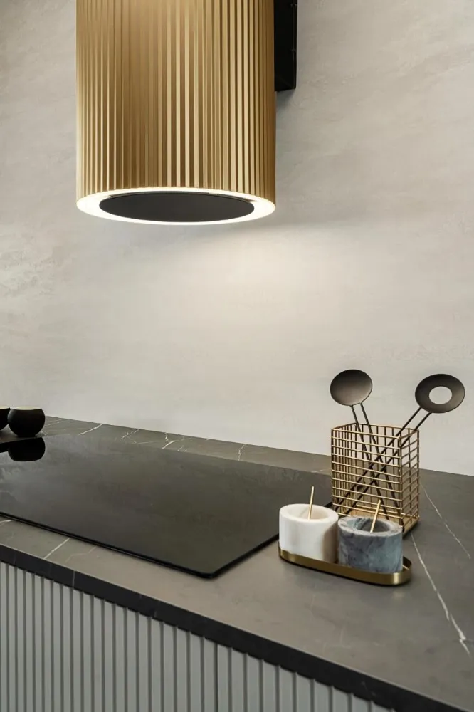 Image Chimney hood Monogram Gold (CDP3802Z)