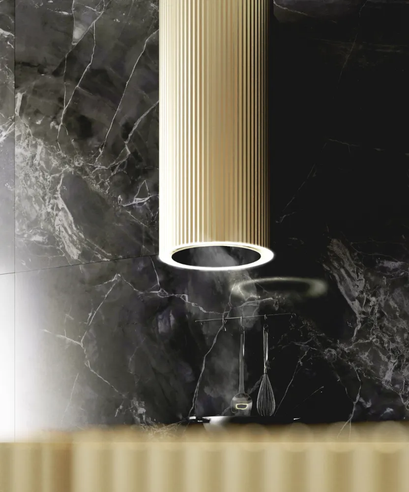 Image Chimney hood Monogram Gold (CDP3802Z)