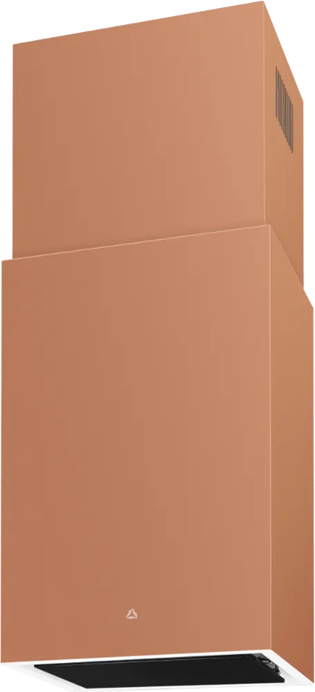 Island hood Cube W Copper (CDW4001R)