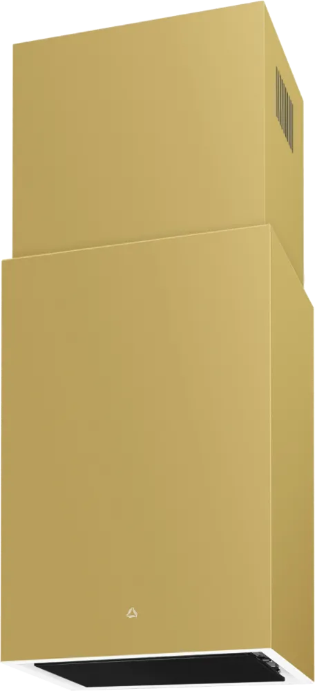 Island hood Cube W Gold (CDW4001Z)
