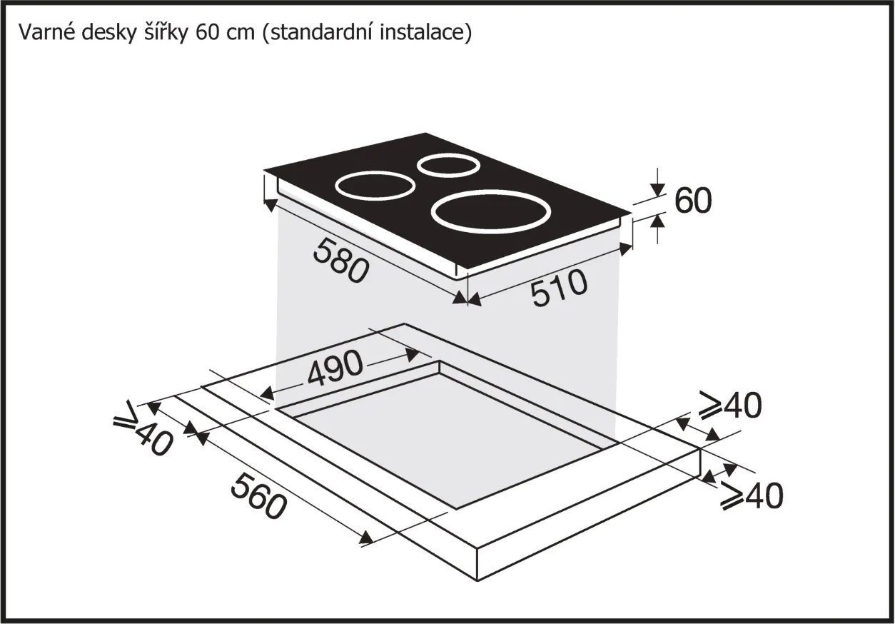 Image INDUCTION HOB BPI1641SB
