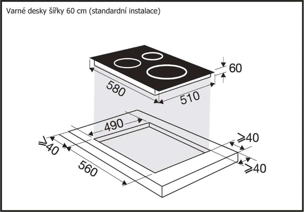 Image INDUCTION HOB BPI1641SB