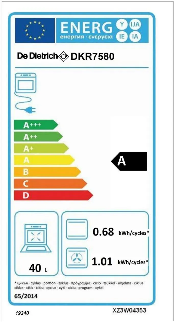 Image OVEN DKR7580BB