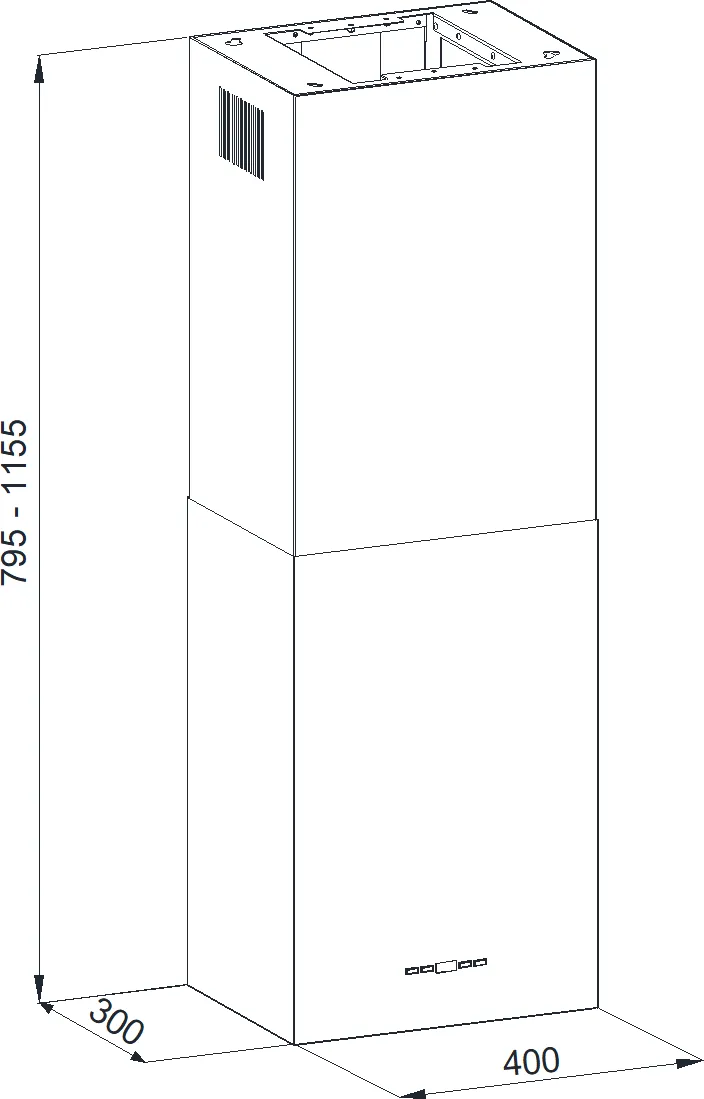 Image Island hood KMI4000BLG