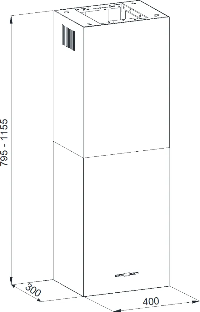 Image Island hood KMI4000BLG