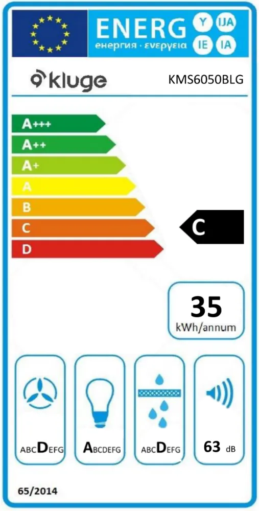 Image ANGLED CHIMNEY HOOD KMS6050BLG
