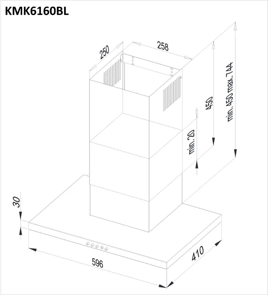Image Chimney hood KMK6160BL