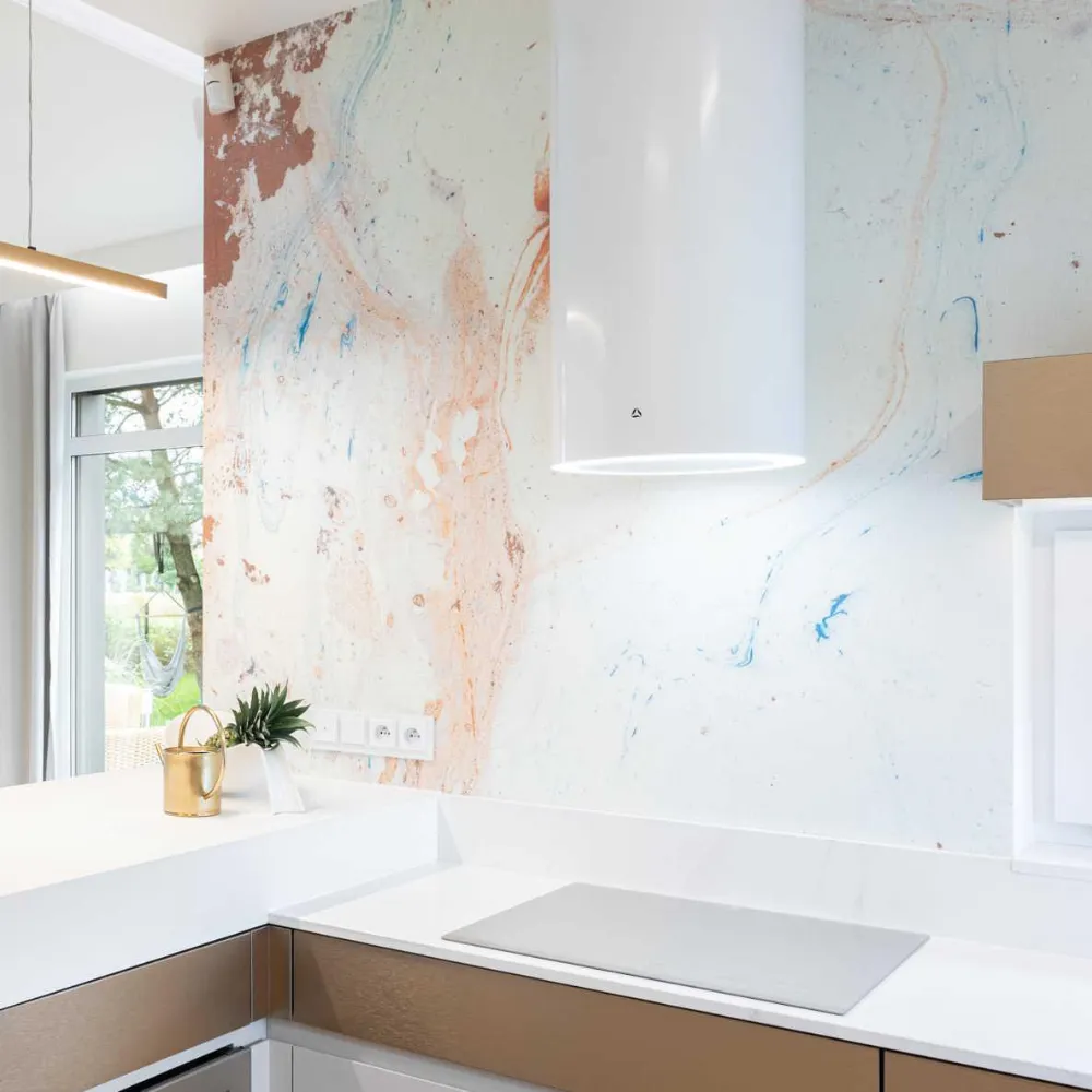 Image Chimney hood Tubus White (CDP3801B)