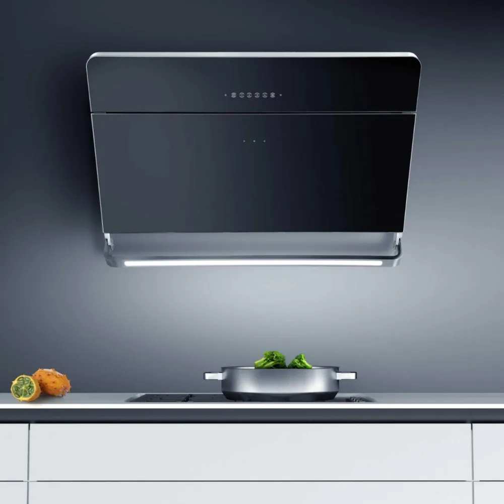 Image Illumia Black chimney hood (CDP9002C)