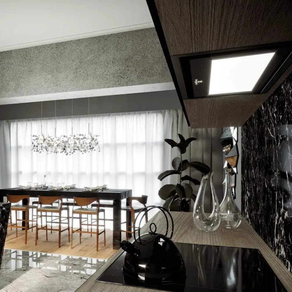 Image Built-in kitchen hood SU Mini 74 Black (CDZ7402C)