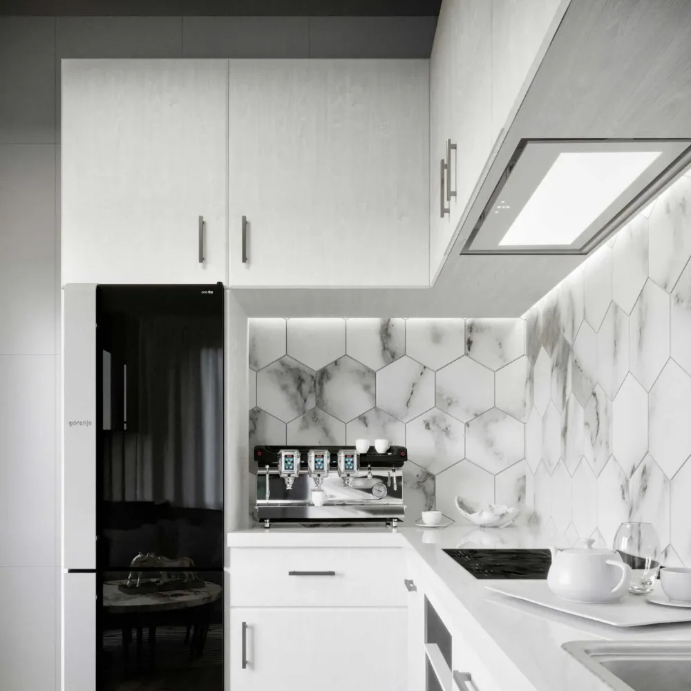 Image Built-in kitchen hood SU Mini 74 White (CDZ7402B)