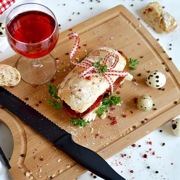 Bambusová krájecí deska - prkénko KLUGE Smile SDB-3