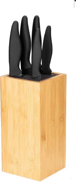 Sada nožů v bambusovém boku KLUGE Smile SNS-5