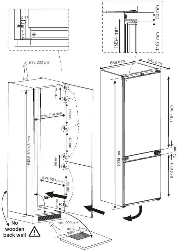 Image CHLADNIČKA GKMI26950N
