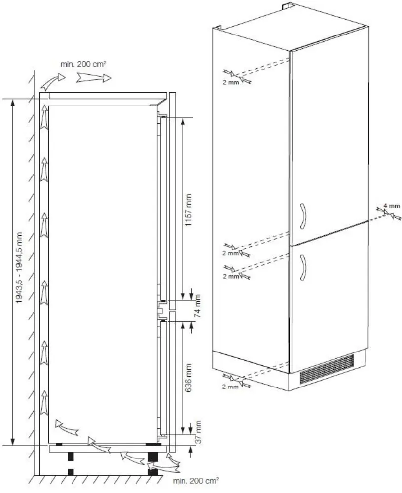 Image CHLADNIČKA GKMI26950N