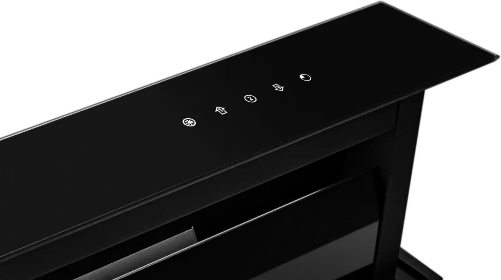 Image Worktop hood MOONDRAFT 60 Black CDB6001CC