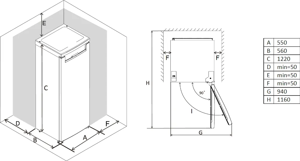 Image SINGLE-DOOR REFRIGERATOR RCF2190W