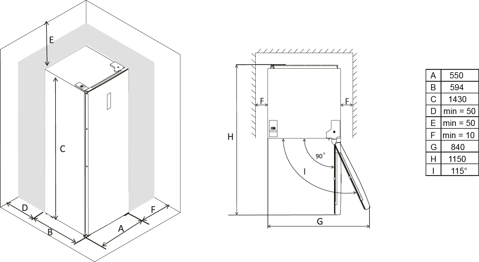 Image FREE-STANDING FREEZER RFN161WD