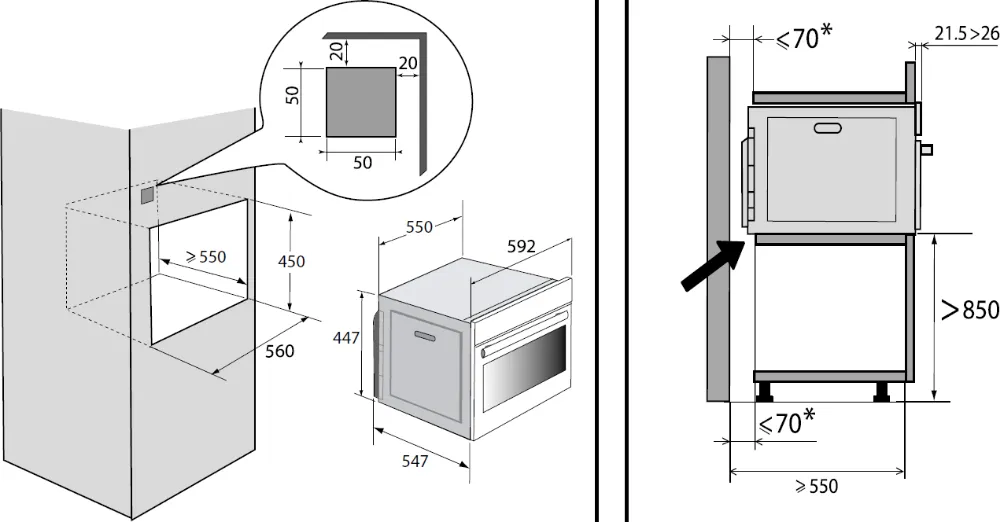 Image MICROWAVE OVEN BKC7154LX