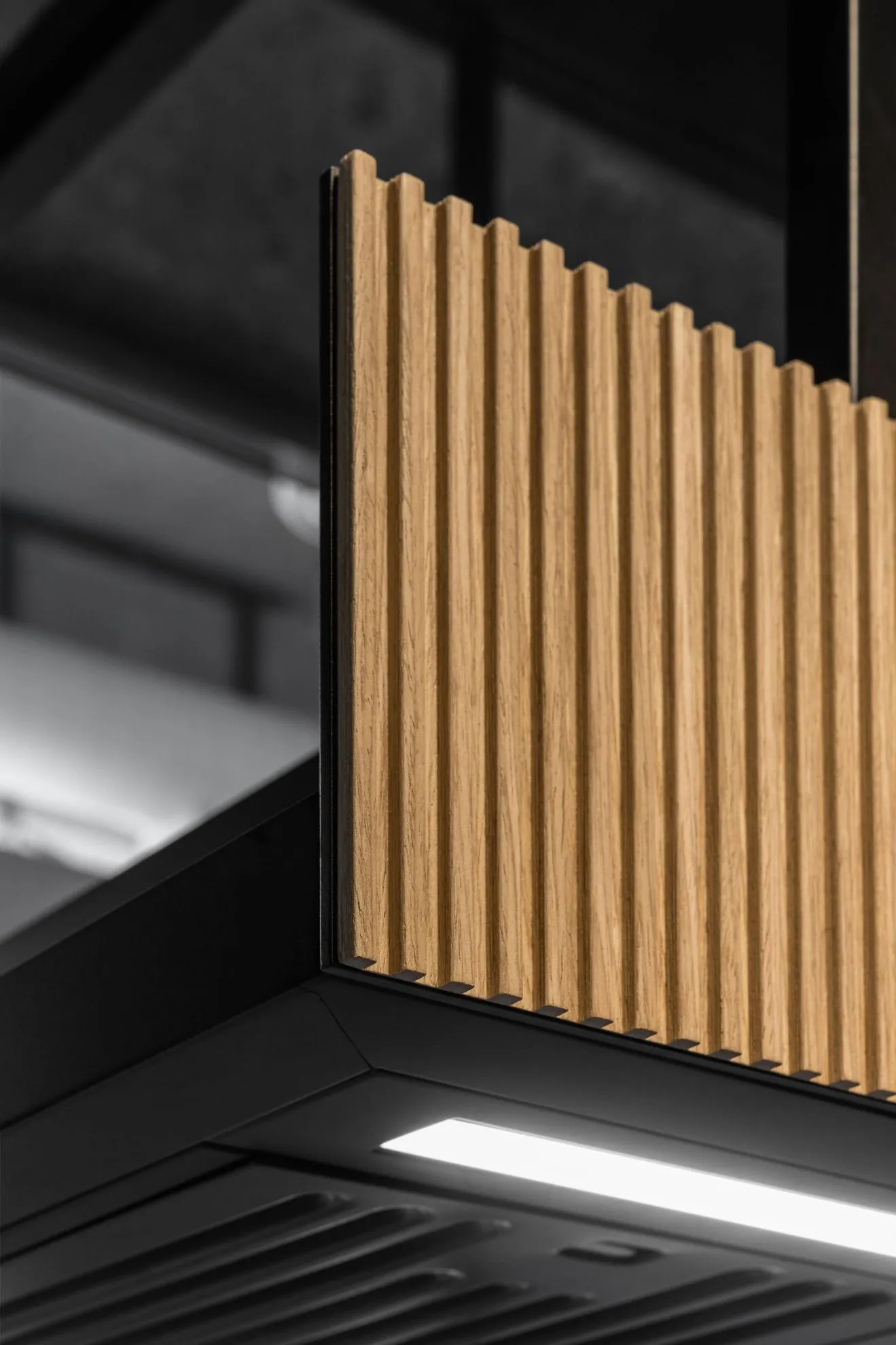 Image Island hood MINIMAL 1.90P Black CDW901C+P