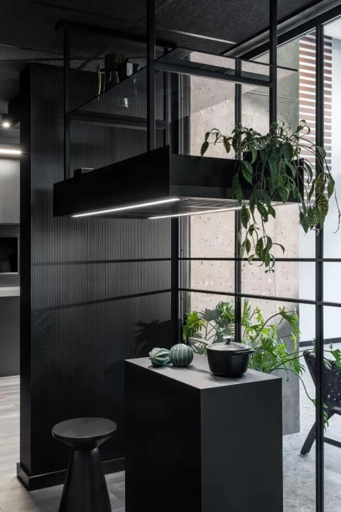 Image Island hood MINIMAL 1.120 Black CDW1201C