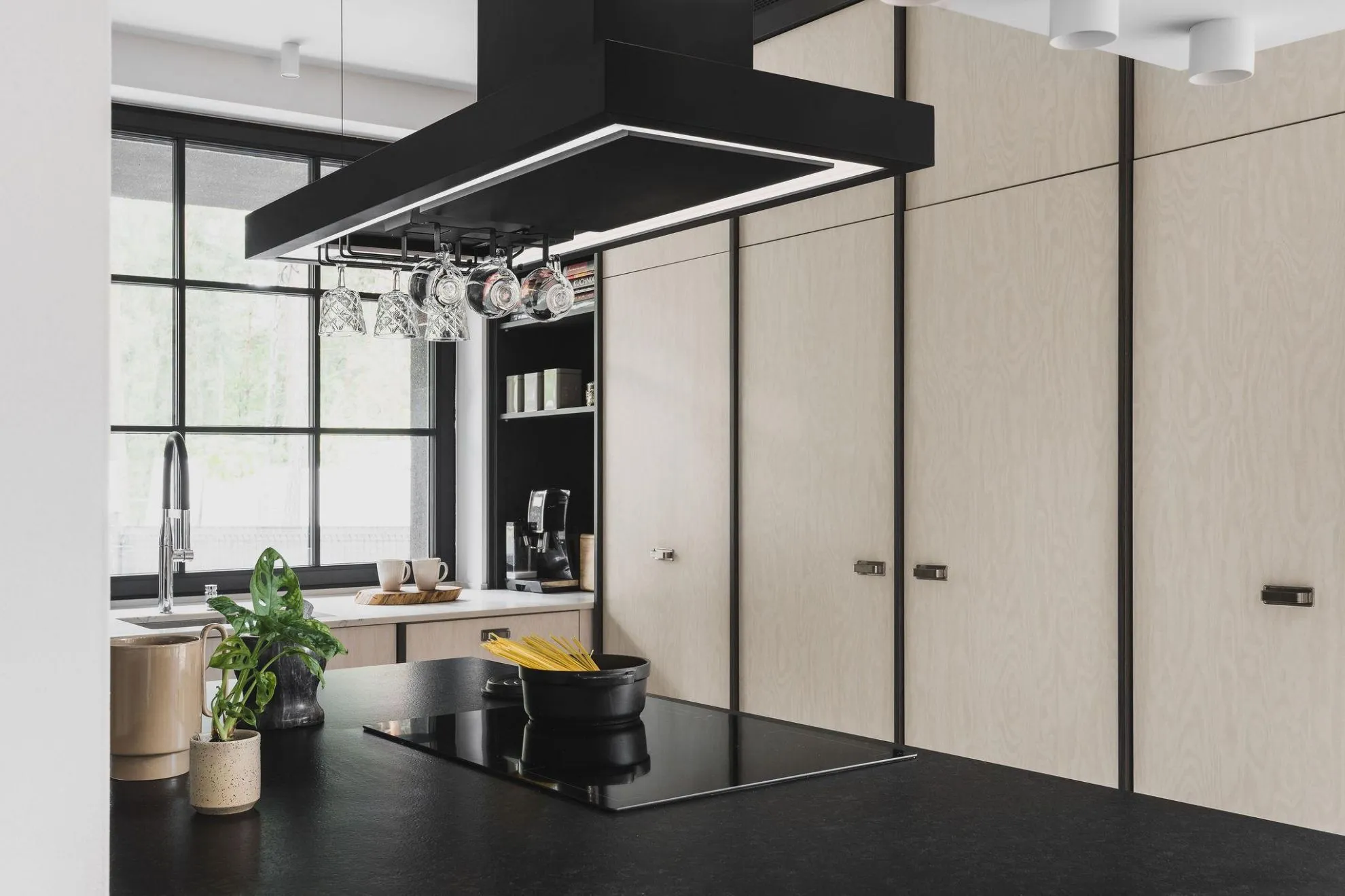 Image Island hood MINIMAL 2.180 Black CDW1802C+U